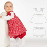 Schnittmuster Set BABY TWINSET PDF Hängerchen Pumphose