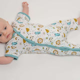Schnittmuster Strampler LEON für Baby, 2-in-1 Druckknöpfe, Größen 50/56-98/104, digitale Anleitung.