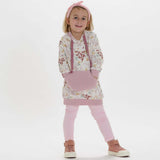 Schnittmuster Mädchen Tunika Hoodie ARWEN – lässiger Hoodie für Kinder mit bequemer Passform und Bewegungsfreiheit.