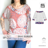 Schnittmuster Shirt DOREEN - Gr. XS-3XL