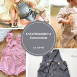 Kurze Latzhose, KK Sommerlatz, Schnittmuster & Nähanleitung, Gr. 56-98 - Sewando