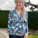 Schnittmuster Wickelshirt IMMERSCHÖN Gr. 32-54 Bauchschmeichler