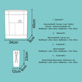 Schnittmuster Tasche „Ganz schön tragbar“ 40x34x8cm