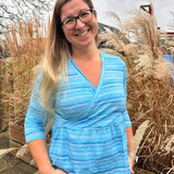 Schnittmuster Wickelshirt IMMERSCHÖN Gr. 32-54 Bauchschmeichler