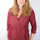 Schnittmuster Wickelshirt IMMERSCHÖN Gr. 32-54 Bauchschmeichler