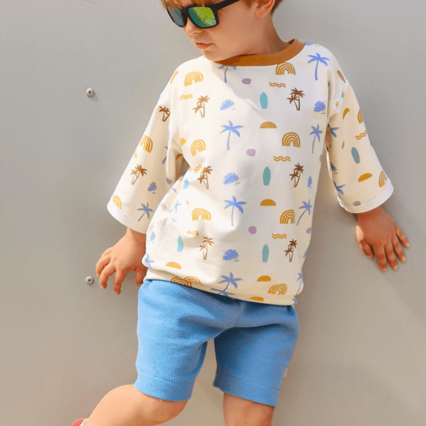 Schnittmuster Sweatshorts Mavi Gr.68-140 inkl. Beamerdatei - Sewando