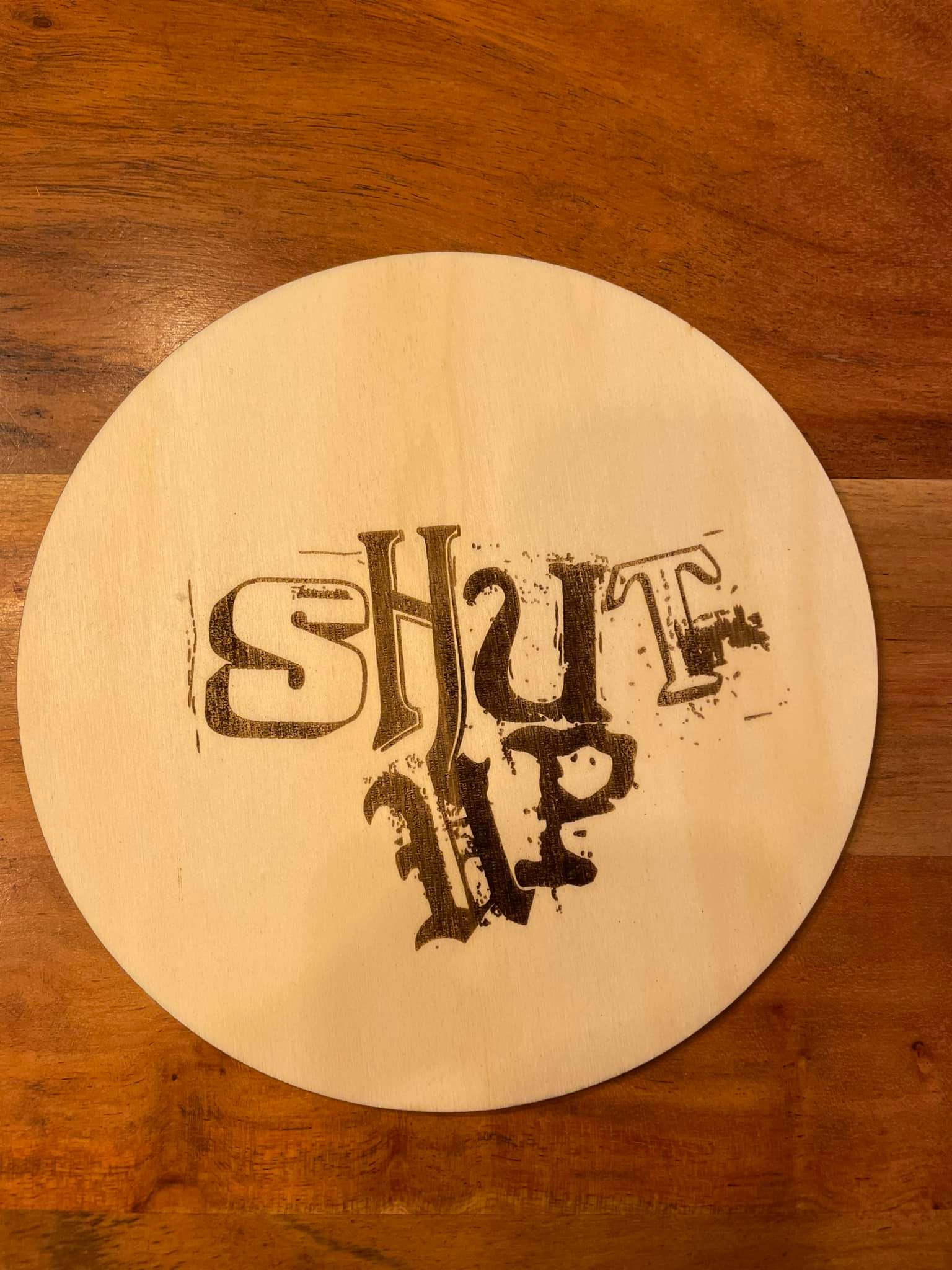 *Shut up* Plotterdatei - Sewando
