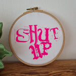 *Shut up* Plotterdatei - Sewando