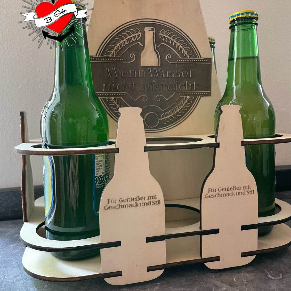*3&4 mm Sixpack und Bieretiketten* Laserdatei - Sewando