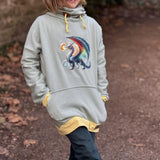 Schnittmuster Oversized Hoodie Weites Winter Meer