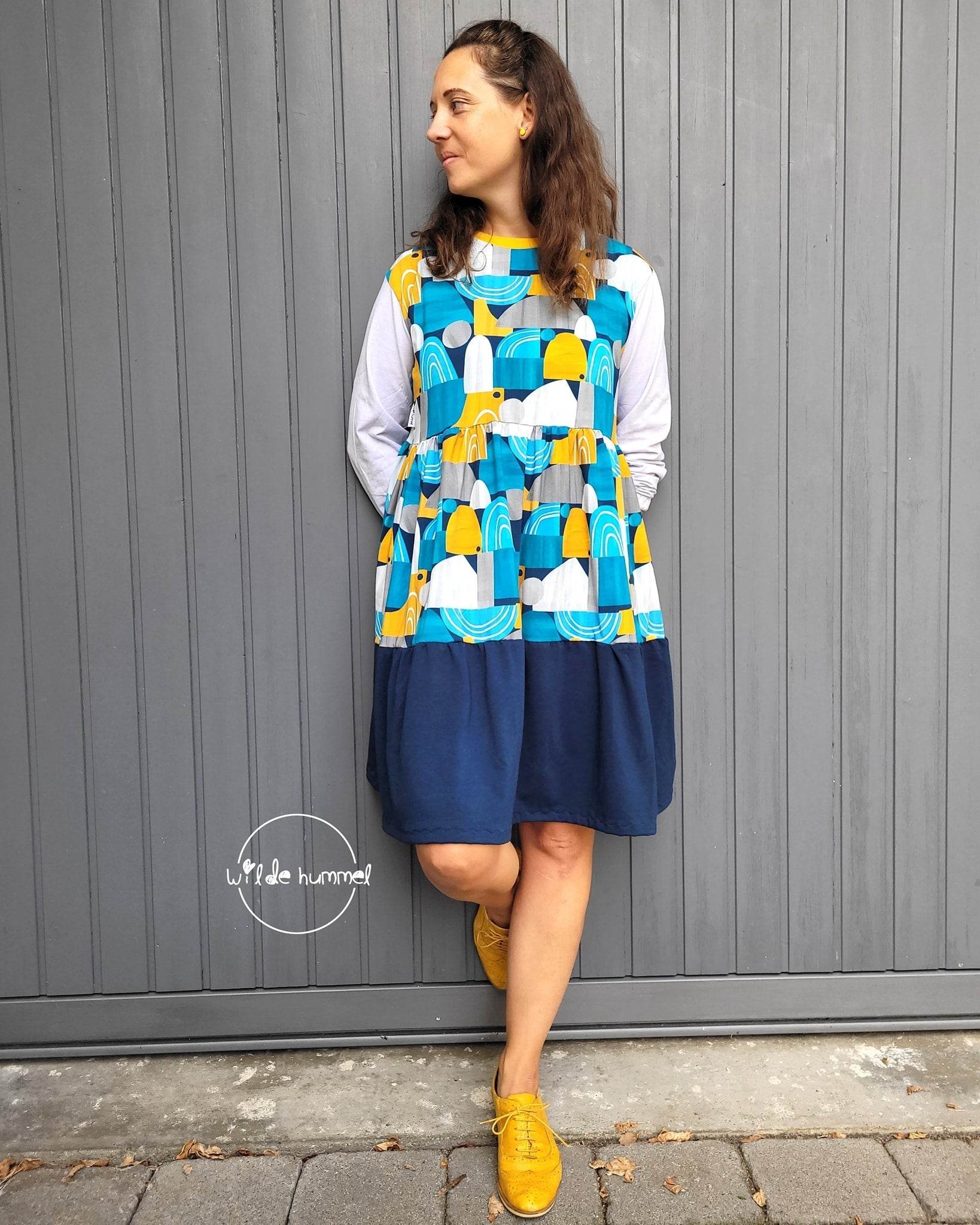 Schnittmuster Damenkleid Regnbue Mor Gr. 32-50 - Sewando