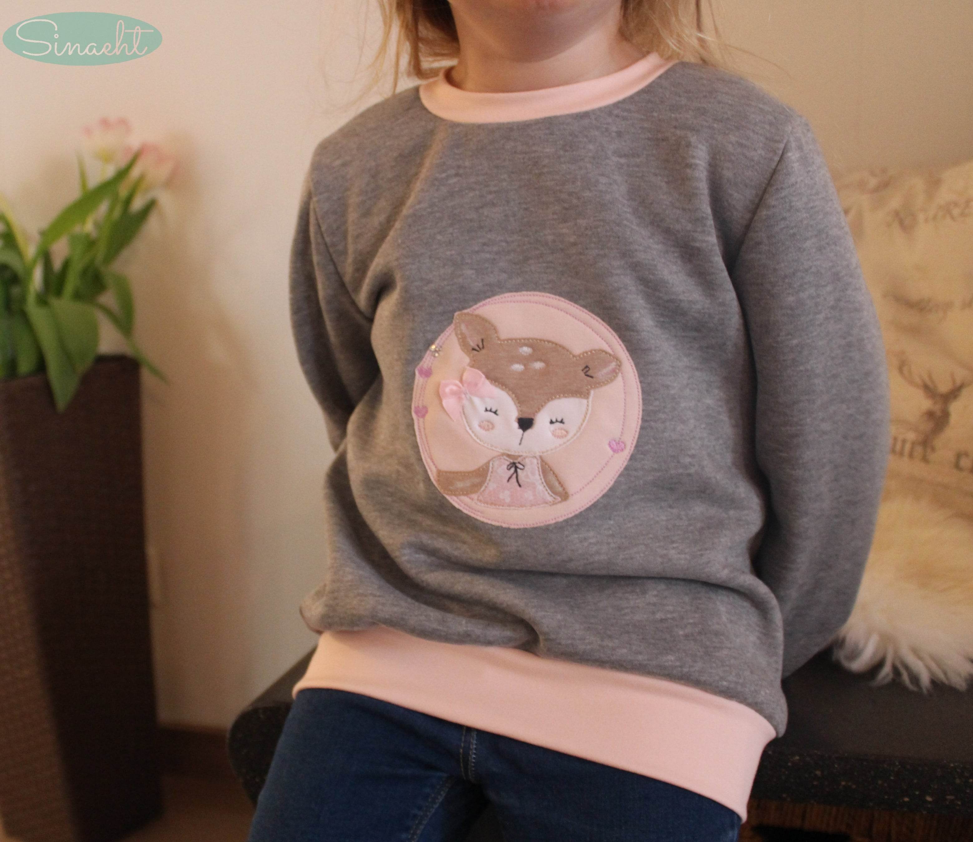 Schnittmuster timtom No.40 Girly Sweatshirt Gr. 86-152 - Sewando