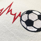 Stickdatei „Sinus Fussball“ | 6 Größen | 10x10, 13x18, 15x20, 16x26, 20x20, 20x28 | alle Formate | Embroidery Design | Sofort-Download