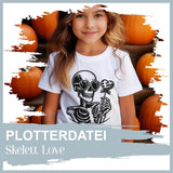 Plotterdatei Skelett Love - Sewando