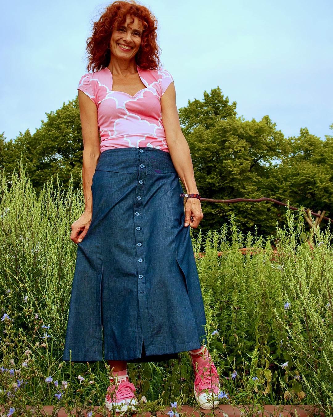 Edda Vintage Bahnenrock | Schnittmuster + Anleitung | Gr. 32-58 | Anfänger+ - Sewando