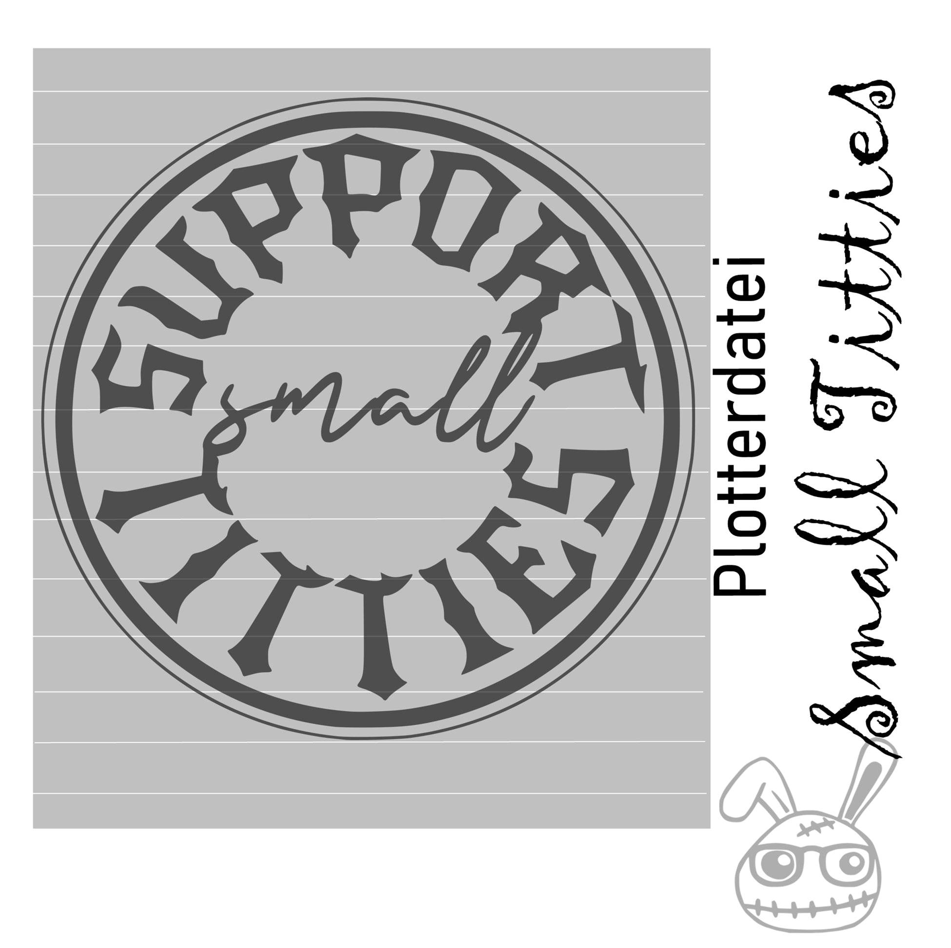 Plotterdatei Small Titties , PNG , DXF, SVG - Sewando