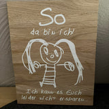 *So da bin ich* Plotterdatei