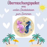 Sommerpaket voller Überraschungsstickdateien 2025 - Sewando