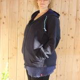 Oversize Sweatjacke #seweasy Damen Gr. 32-60