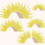 6x Stickdatei "Sonnenblume" leichter Vollstick