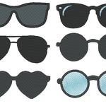 Stickdatei - Sonnenbrille gefüllt für Kuscheltiere Kissen Bettschlagen - Sewando