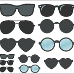 Stickdatei - Sonnenbrille gefüllt für Kuscheltiere Kissen Bettschlagen - Sewando
