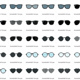 Stickdatei - Sonnenbrille gefüllt für Kuscheltiere Kissen Bettschlagen - Sewando