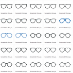 Stickdatei - Sonnenbrille Stoffapplikation für Kuscheltiere Kissen Bettschlagen - Sewando