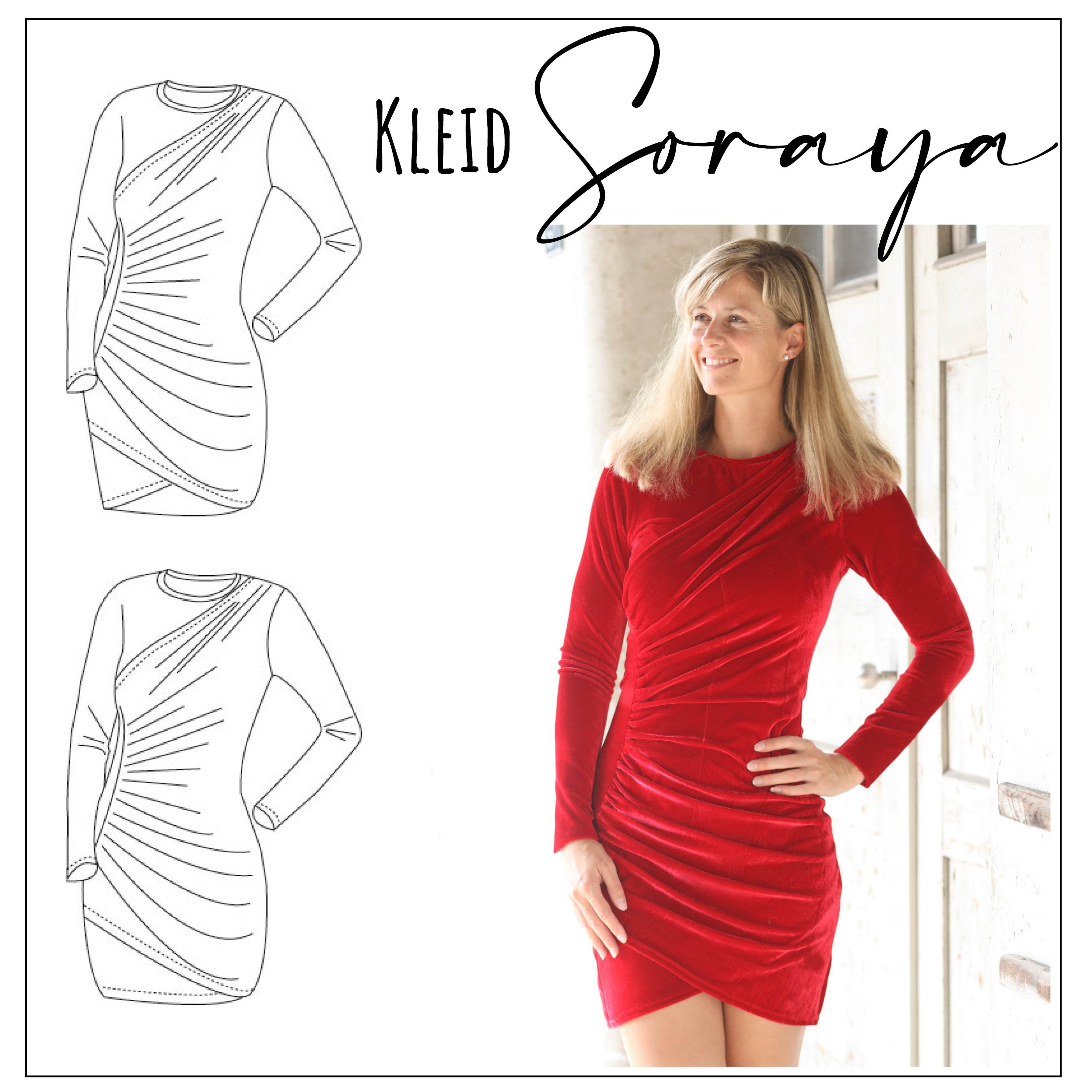 Schnittmuster Kleid Soraya Gr. 32 - 48 - Sewando