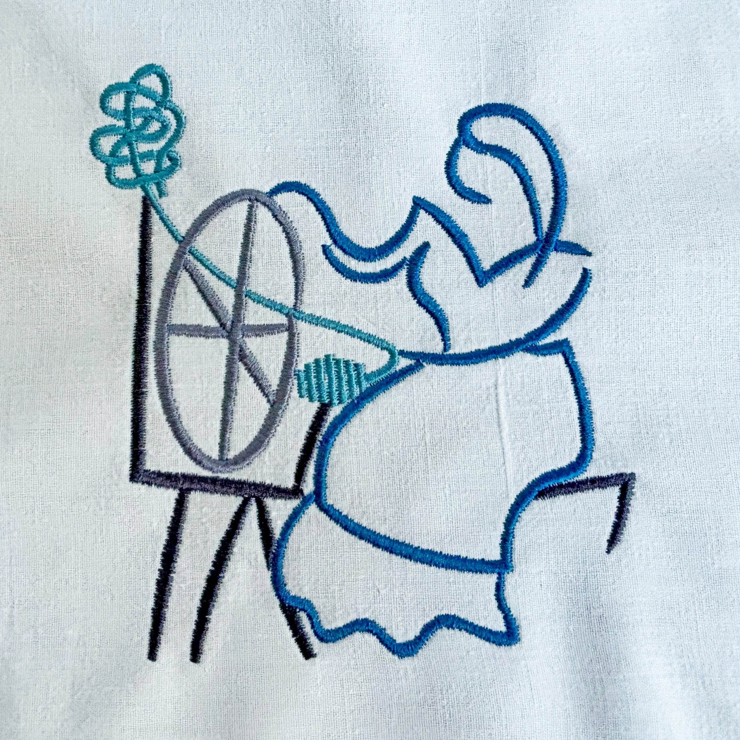 3x Stickdatei Spinnerin in Satinstick - Sewando