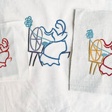 3x Stickdatei Spinnerin in Satinstick - Sewando