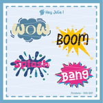 Plotterdatei Splash Boom Bang - Sewando