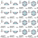 Stickdatei Set Mandala Alphabet Split Monogramm Designs A-Z in 3 Größen - Sewando