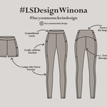 Sportleggins mit Taschen - Winona - Schnittmuster - Gr. XS-XL - Sewando