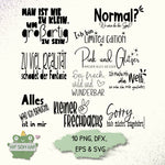 Spruchdateien Bundle – 10 freche & liebevolle Schriftzüge für Tasse, Shirt & Co. (SVG, PNG, EPS, DXF) - Sewando