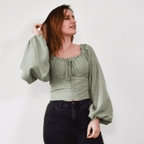 Bluse mit Rüschen - Bolivia - Schnittmuster - Gr. 32-48 - Sewando