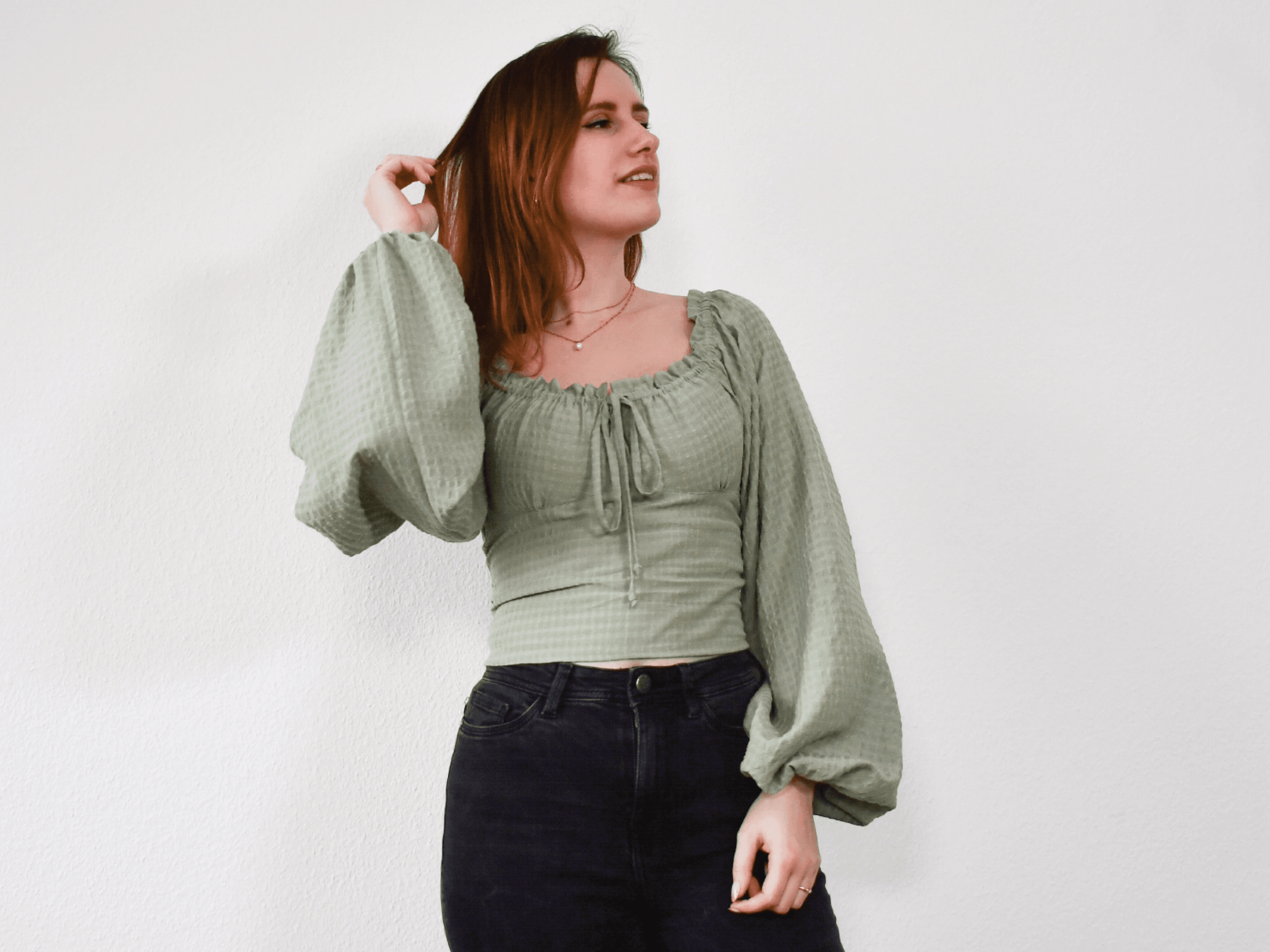 Bluse mit Rüschen - Bolivia - Schnittmuster - Gr. 32-48 - Sewando