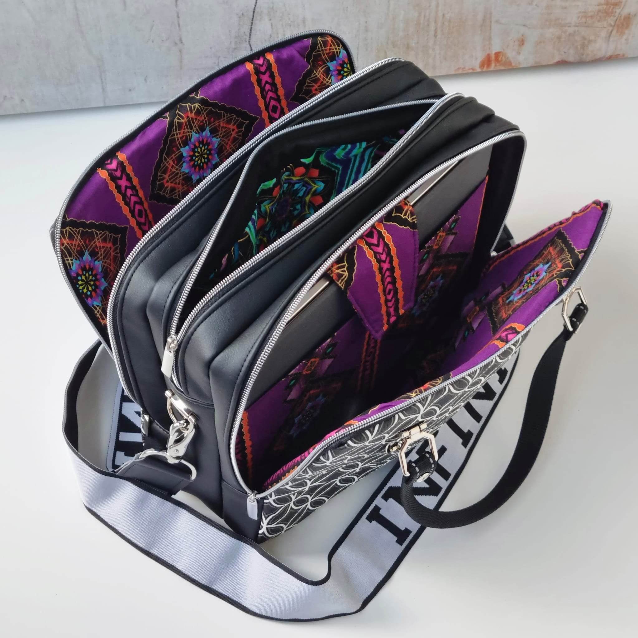 Schnittmuster Square Aktentasche / Arbeitstasche / Lehrertasche / Schultasche / Laptoptasche - Sewando
