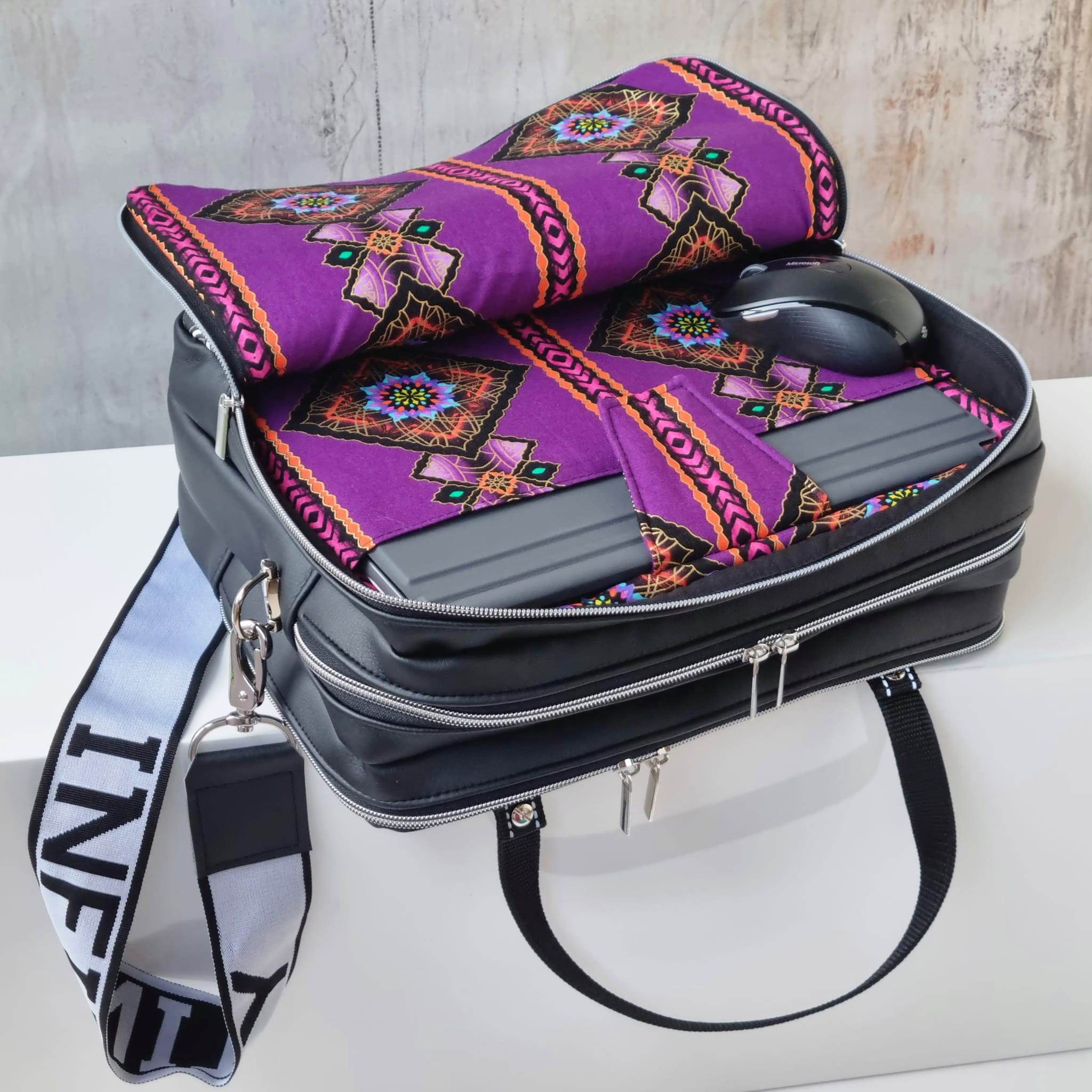 Schnittmuster Square Aktentasche / Arbeitstasche / Lehrertasche / Schultasche / Laptoptasche - Sewando