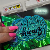 ITH Stickdatei "Anti-Glitzer-Patches" mit 6 Varianten in 10x10