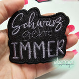 ITH Stickdatei "Anti-Glitzer-Patches" mit 6 Varianten in 10x10