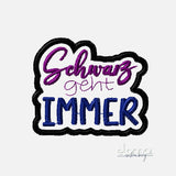 ITH Stickdatei "Anti-Glitzer-Patches" mit 6 Varianten in 10x10