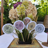 Stickdatei Sommerliebe  Mosaik Stabhalter / Blumenstecker Set 2692/2 Blume, Schmetterling, Biene, Pusteblume Kolibri