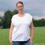Schnittmuster Shirt mit Falten und Rückenpasse | Gr. 32-50 - Sewando