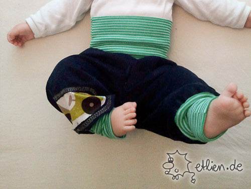 Schnittmuster timtom No.9 Babyjeans und Knickerbocker mit Windelzugabe Gr. 56-104 - Sewando