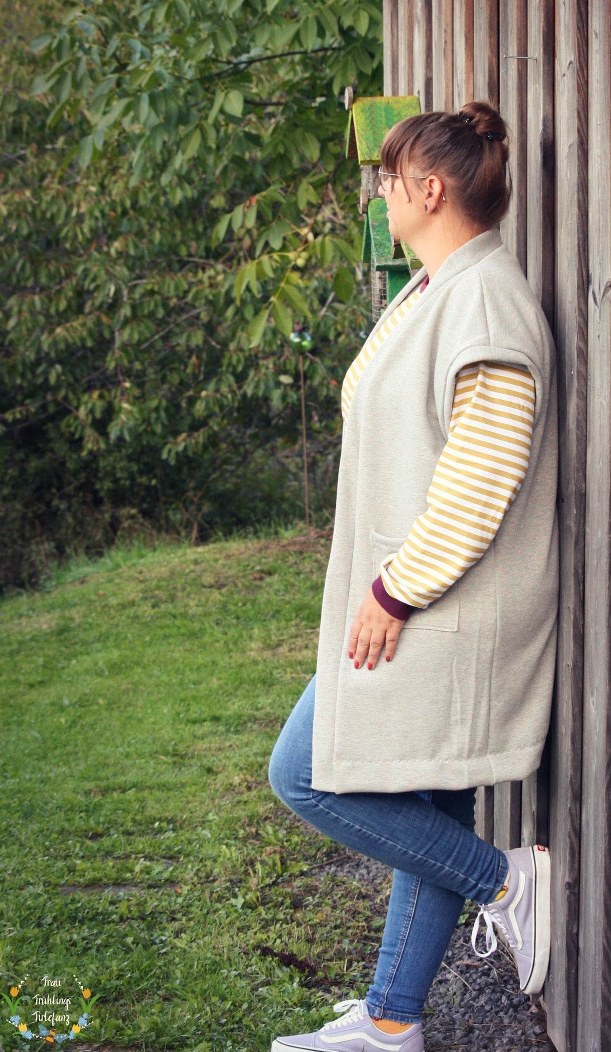 Schnittmuster Weste Cardigan Aske Gr. 32-56 - Sewando