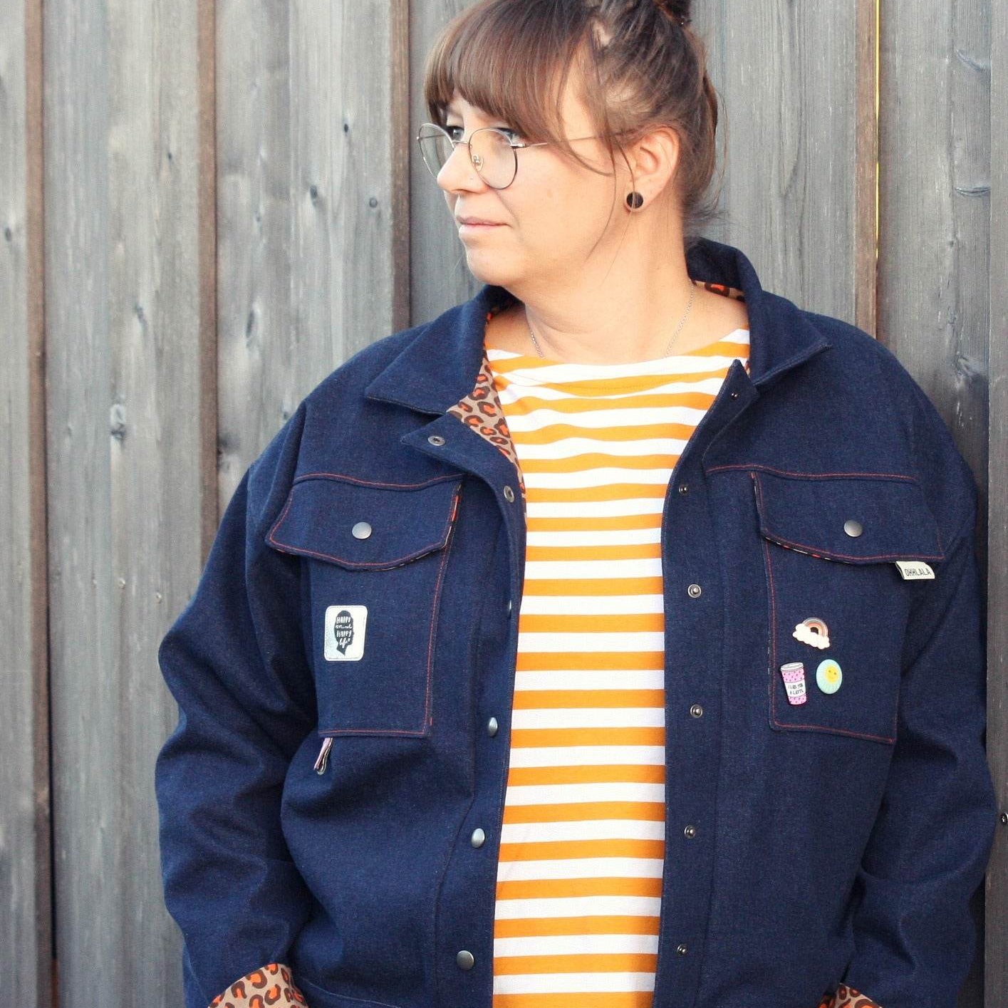 Schnittmuster Jacke Boxy Mor Gr. 32-50 - Sewando