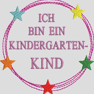 Stickdatei Ich bin ein Kindergartenkind Set 563 - Sewando