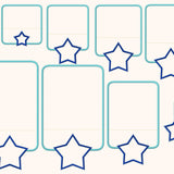 9x Stickdatei "Stern MTA" ITH Täschchen mit Applikation