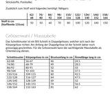 Tunika Sternschluppe, Schnittmuster Grösse 62-164